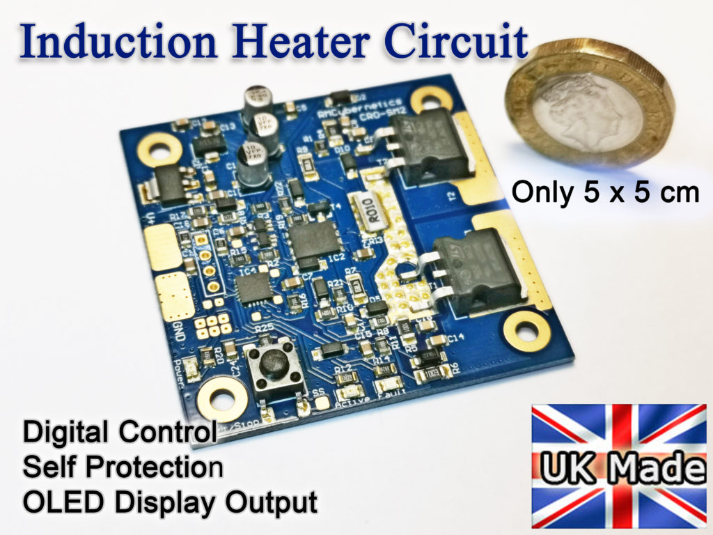 Ultra Compact Induction Heater Circuit ZVS Power Resonator